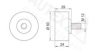 AUTEX 651632 Deflection/Guide Pulley, timing belt